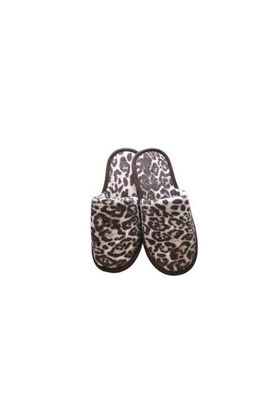 Ender Home Non-Slip İncekapalı Printed Slippers Towel - Bathroom, Home, Hotel Slippers