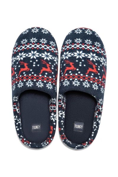 Twigy Ανδρικές παντόφλες Navy Blue - Cc1152 Tw Polar Home