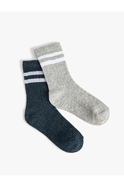 Koton Set 2 șosete cu dungi