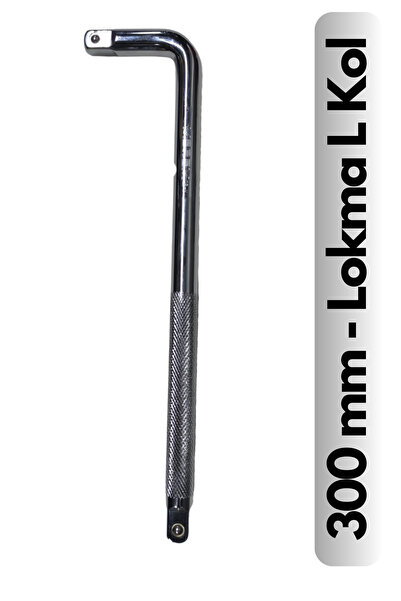 Meşem 1/2'' L Lokma Kolu 300 mm - Sağlam ve Kullanışlı Ara Kol