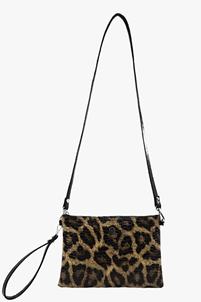 SOSELA 67-6019 Women's Leopard Portfolio Bag