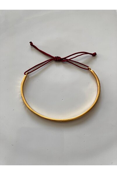 morning Blue Friend-İp Detaylı Ayarlanabilir Bileklik