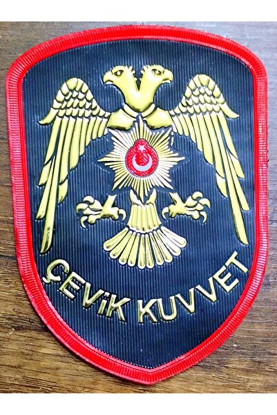 Akıncı Askeri Malzeme Çevik Kuvvet Arması Arkası Cırtlı PPolis Akıncı Askeri Malzeme