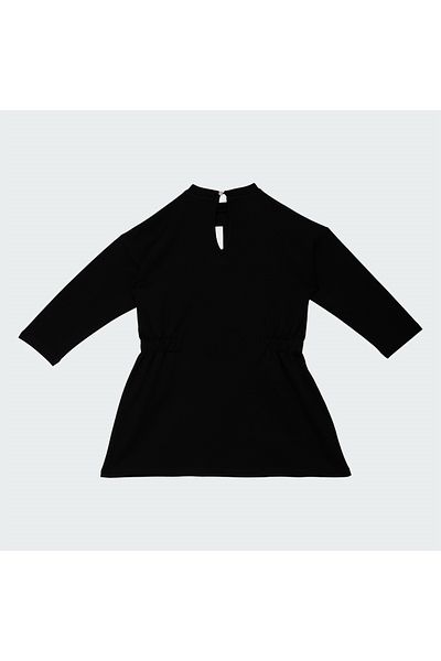 mumuko Long Sleeve Soft Textured Dress 100% Cotton