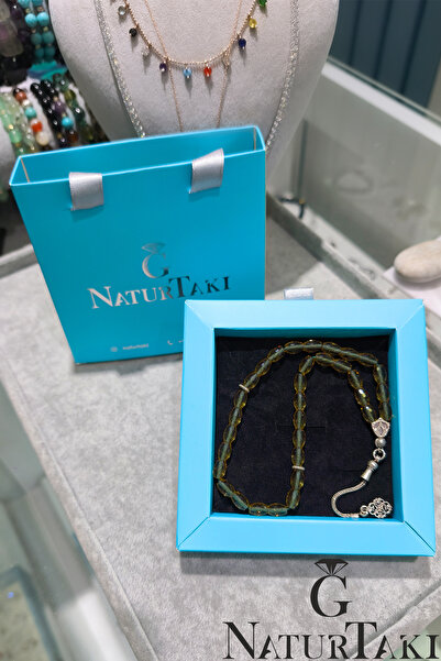 Naturtakı Zultanit(sultanit) Taşlı Gümüş Püsküllü Çekimi Keyifli Hediyelik Yüksek Kalite Erkek Tesbih