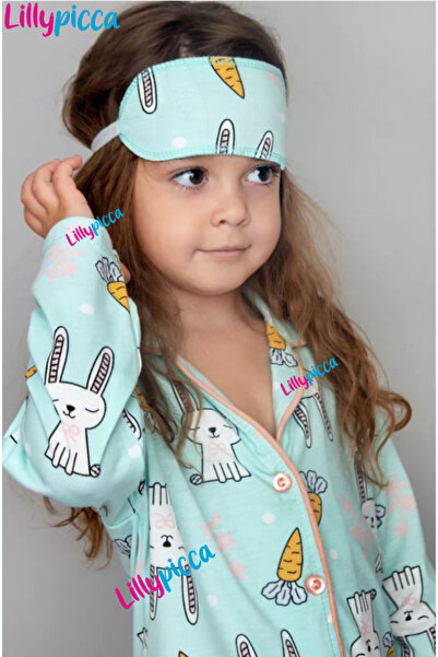 LİLLYPİCCA Girl's Print Long Sleeve Pajamas Set