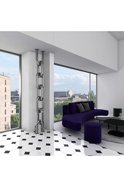 carisa Link Floor Dikey Paslanmaz Çelik Radyatör Modern Tasarım Ayna Polisaj ...