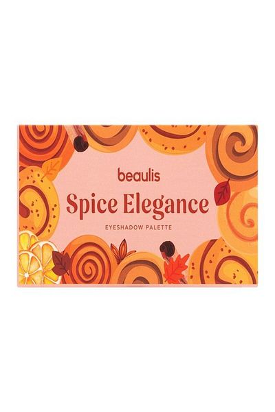 beaulis Spice Elegance - 18-Color Headlight Palette, 180Cinnamon Roll, High Pigmentation, Non-Clumping