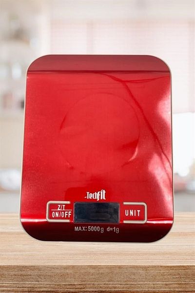 Woody Sofia TF 1002 Precise Measurement, Maximum 5 Kg Capacity, LED Display Platinum Digital Kitchen Scale
