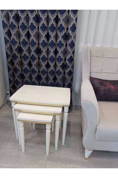 NİVEMESHOME Nivemes Akset Gold 3 Lü Lüx Zigon