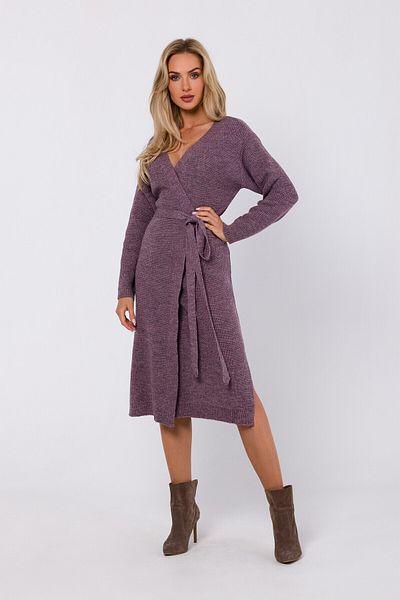 Made of Emotion Sweater dress with a waist tie