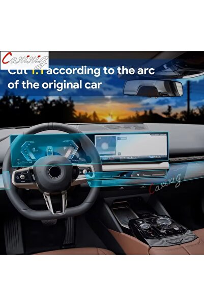 SLR CAR WRAP BMW 5 serisi i5 G60 için 2024 takım İç konsol koruyucu TPU PPF