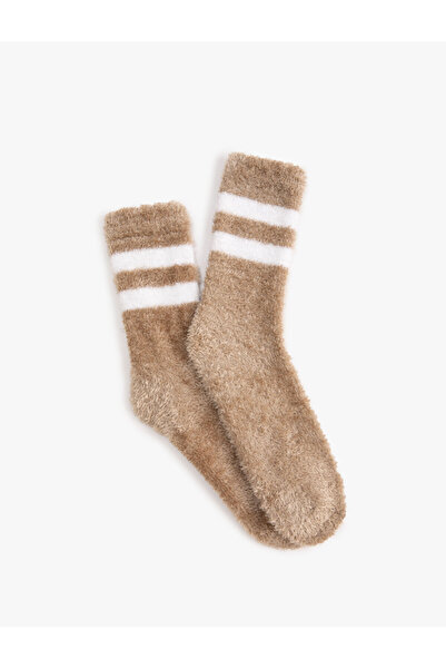 Koton Дълги чорапи Чорапи с мека текстура, шарени на райета