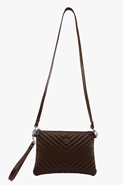 SOSELA 67-6019 Women's Brown Portfolio Bag