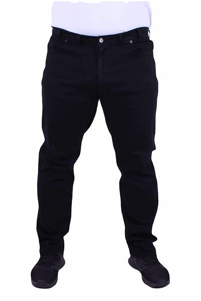 Starbattal Power Lycra Madrid 11900 - Μαύρο τζιν παντελόνι μεγάλου μεγέθους