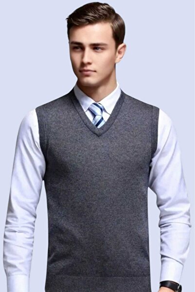 Mood Agenda Чоловічий светр з V-подібним вирізом Светр Чоловічий светр з тонким вирізом