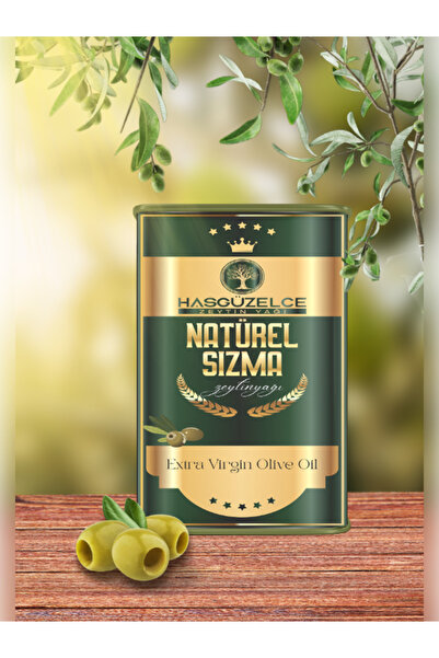 hasgüzelce Soğuk Sıkım Naturel Sızma Zeytinyağı 5 Litre