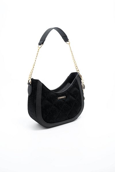 Silver Polo Negru - Negru SP1168 Geantă de umăr pentru femei