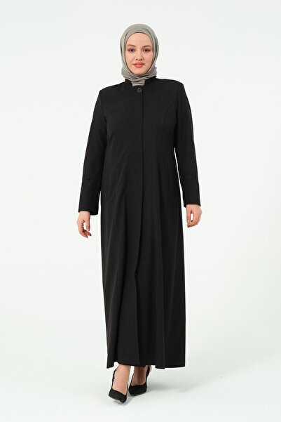 GLR&GYM ATİYE KADIN BÜYÜK BEDEN TESETTÜR ASTARLI KETEN ANNE PARDESÜ