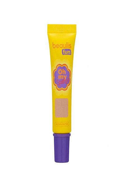 beaulis fun Fun Oh My Sparky Tube Liquid Illuminator Highlighter, Pink, Gold and Natural Shine