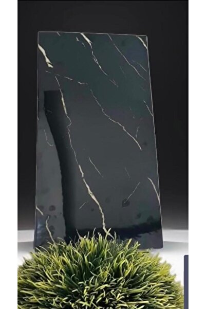 Genel Markalar 30x60 Cm Siyah Gold Mermer Desenli Kendinden Yapışkanlı Serami...