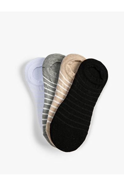Koton Set 4 Ciorapi Invizibili Multicolor