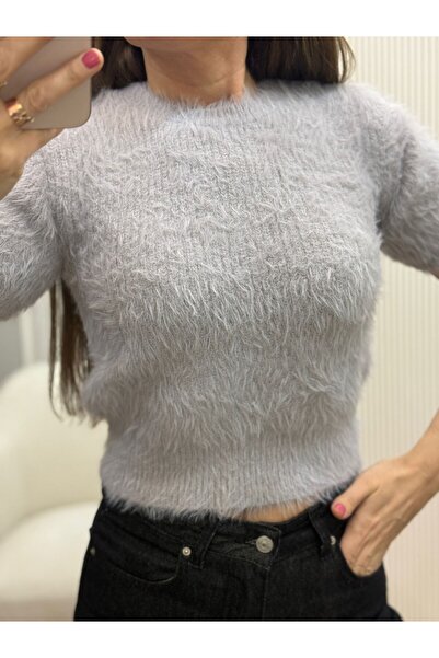 Flow Standart Beden Parlak Triko Kazak