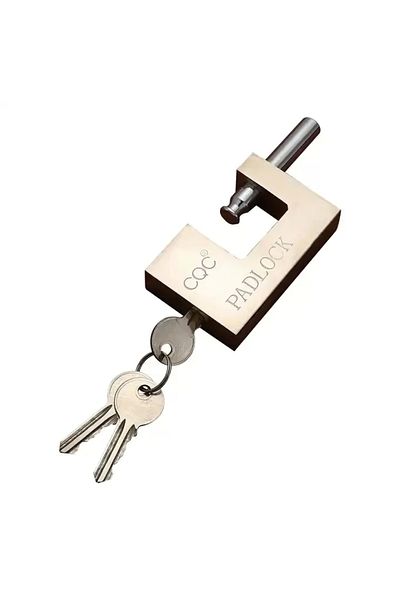 ÇERÇİCİ Satin 80mm Sliding Shaft Padlock