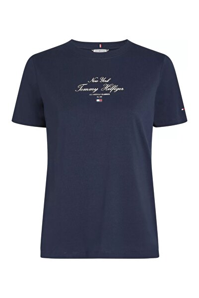 Tommy Hilfiger Γυναικείο T-shirt WW0WW43895 Μπλε