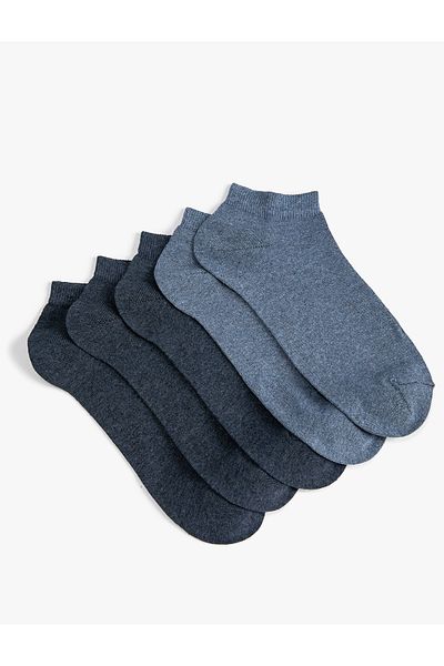 Koton 5-Piece Basic Booties Socks Set Multicolored