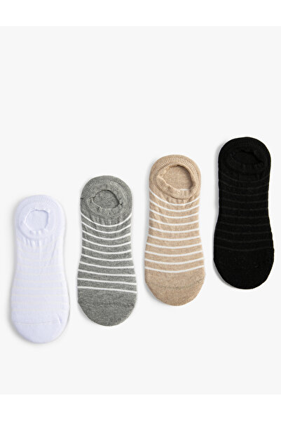 Koton Set 4 Ciorapi Invizibili Multicolor
