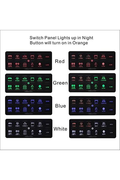Voswitch Universal 12 Switch Programmable Switch Panel