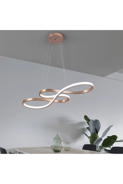 Lambadar Bacco Model Modern Sarkıt Led Beyaz Işık Ultra Power Led Avize Salon Mutfak Oda Hol Ledli Avize