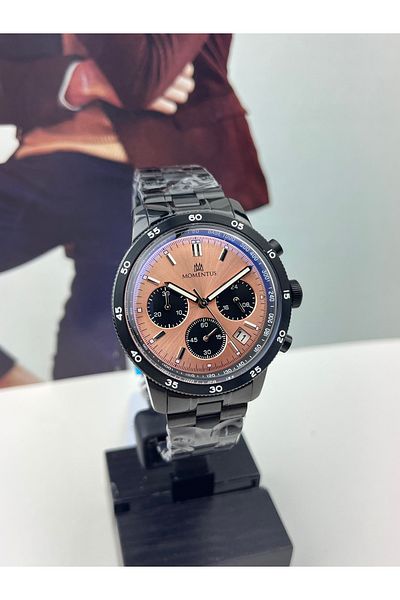 Momentus Salmon Men's Wristwatch 5 Atm Waterproof