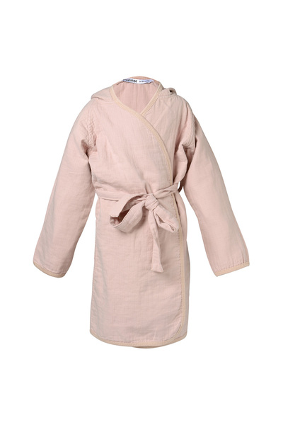 Mininor - رداء حمام من القطن العضوي - Peach_24-36M