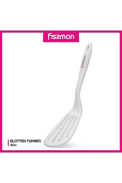 Fissman Slotted Turner White 32cm Bianca Series Nylon And Silicone