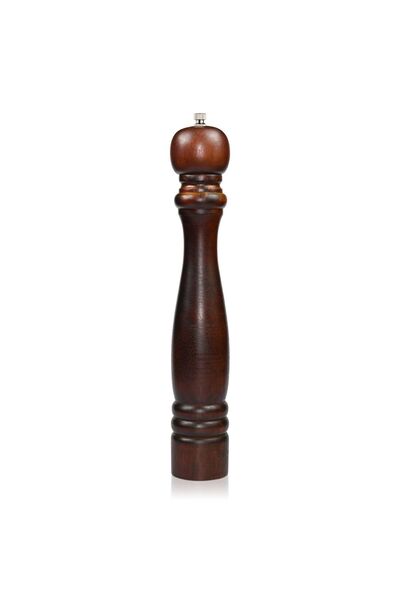 Fissman Pepper Mill Wooden Body With Zinc Alloy Grinder Dark Brown 35x6cm