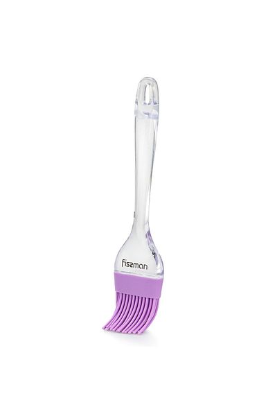 Fissman Silicone Basking Brush 22cm,Marinating Kitchen Brush for BBQ, Grilling, Baking (Purple)