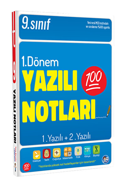 Tonguç Yayınları 9. Sınıf Yazılı Notları 1. Dönem 1 Ve 2. Yazılı