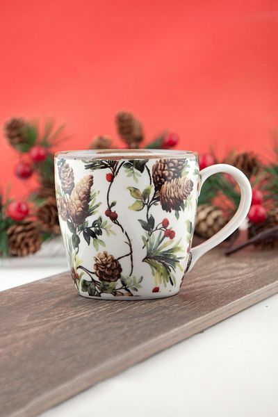 Bursa Porselen Dekor Forest Draining Porcelain Mug