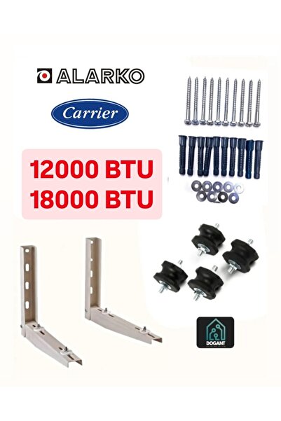 Dogant Fırtına  12000 Btu 18000 Btu Dış Ünite Konsol Klima 50 Cm Ayak +Titreş...