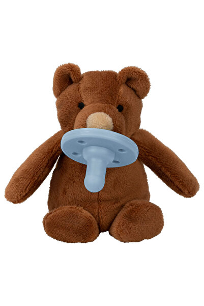 MinikOiOi - لعبة محشوة مع مصاصة - دب بني صديق للنوم
