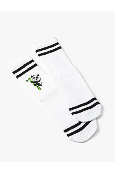 Koton Socken mit Panda-Stickerei
