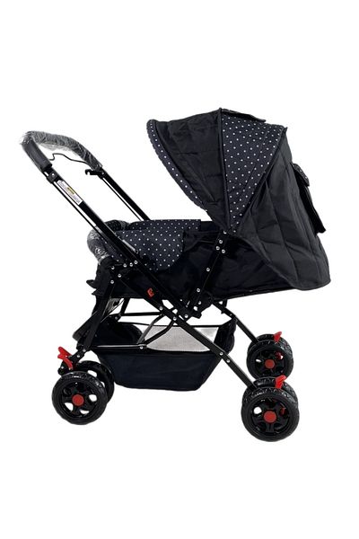 BabyCara Baby Stroller Pram 0-3 Years Reversible Handle Light Weight Canopy