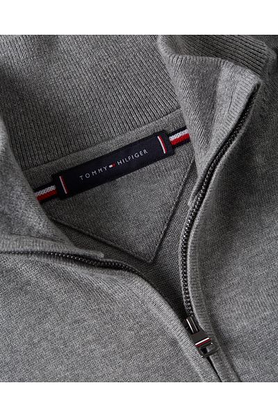Tommy Hilfiger Essential Cotton Zip Mock Sweatshirt