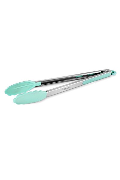 Fissman Tongs With Silicone and Stainless Steel Handle Green 36cm