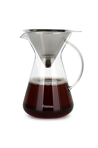 Fissman إبريق قهوة 900 مل مع فلتر ستانلس ستيل (زجاج بوروسيليكات)
