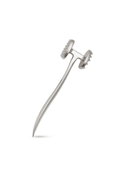 Fissman Meat Tenderizer 20.5cm, Zinc Alloy Stainless Steel Meat Hammer Sleek Handle