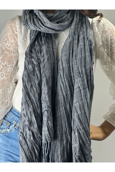 Gönülden Tasarım ΜΑΛΑΚΟ ΣΑΛΙ UNISEX ΜΕ ΣΧΕΔΙΟ ΛΕΟΠΑΡ 190Χ65 εκ.
