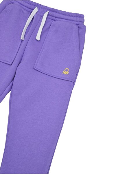 Benetton Kız Çocuk Eşofman Altı - Lila